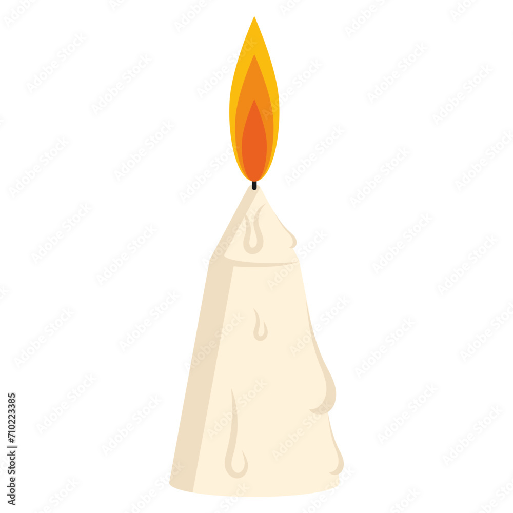 burning candle isolated on white background burning candle isolated on white background