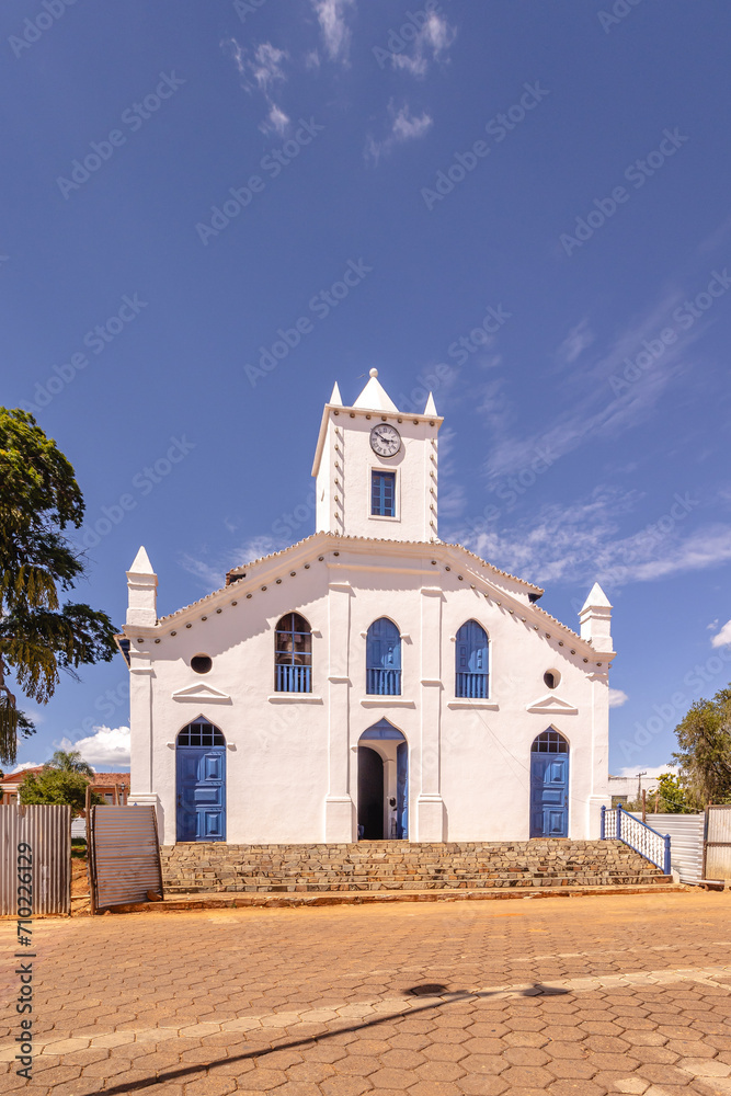 igreja na cidade de Paracatu, Estado de Minas Gerais, Brasil