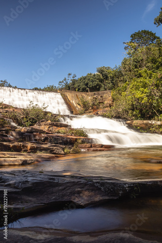 cachoeira na cidade de Paracatu  Estado de Minas Gerais  Brasil