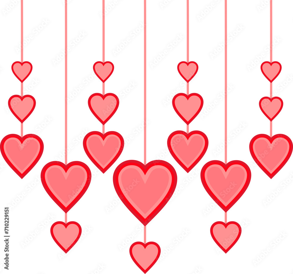 Valentine Love Hanging Element