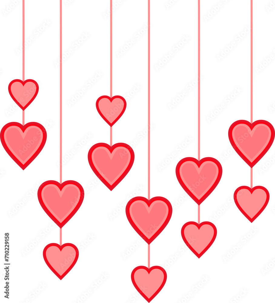 Valentine Love Hanging Element