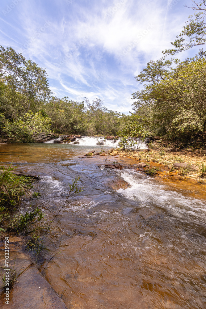 cachoeira na cidade de Paracatu, Estado de Minas Gerais, Brasil cachoeira na cidade de Paracatu, Estado de Minas Gerais, Brasil