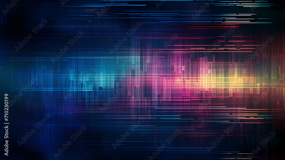 Abstract geometric lines background, technological lines background and light effects, 3D rendering Abstract geometric lines background, technological lines background and light effects, 3D rendering