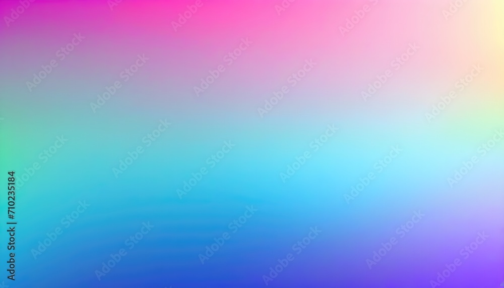 Holographic Unicorn Gradient colors soft blurred background	