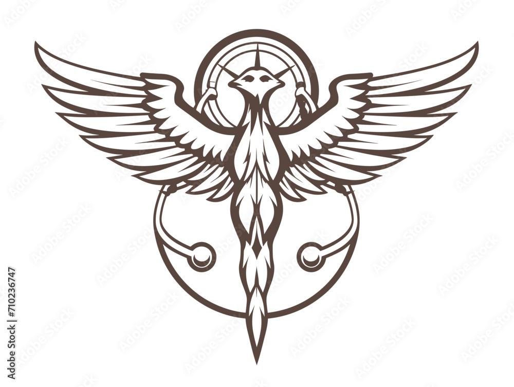 Obraz premium eagle with wings