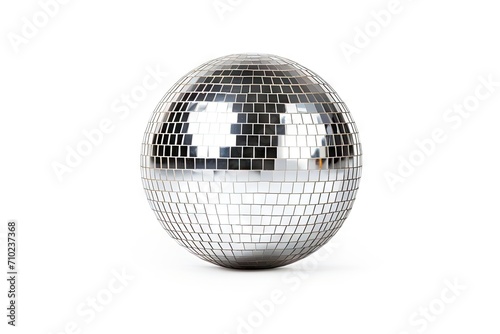 Isolated mirror ball on white