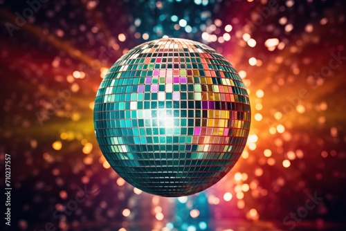 ball for dancing with lights