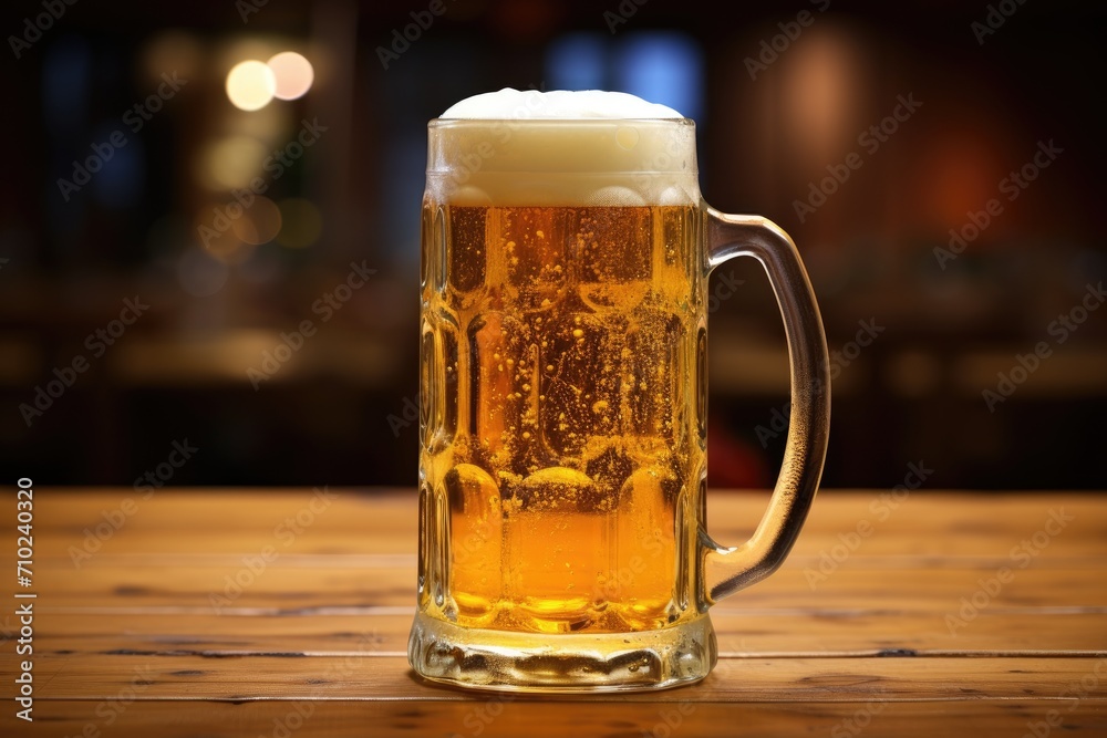 Vacant beer glass Vacant beer glass