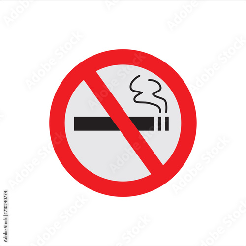 vector prohibition for smoking can be used as graphic design