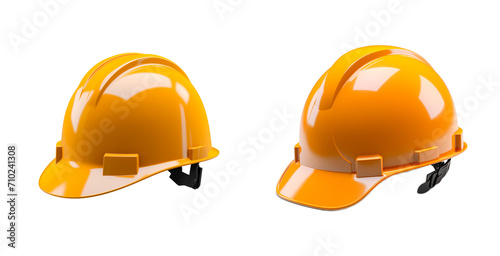 PNG Set of Construction Helmet isolated on transparent background