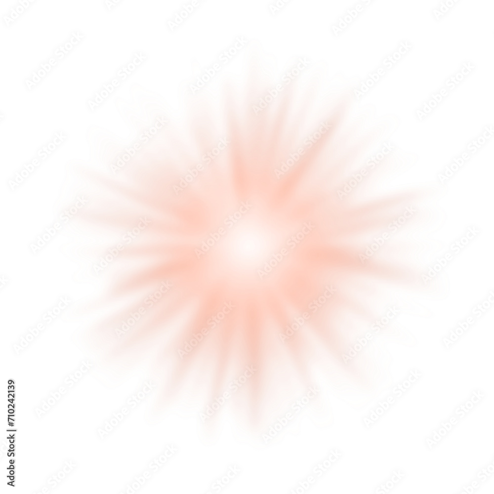Obraz premium Sun rays light overlays flare glow isolated on transparent backgrounds for design