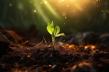 Nature s rebirth after the fire life sprouts from ashes