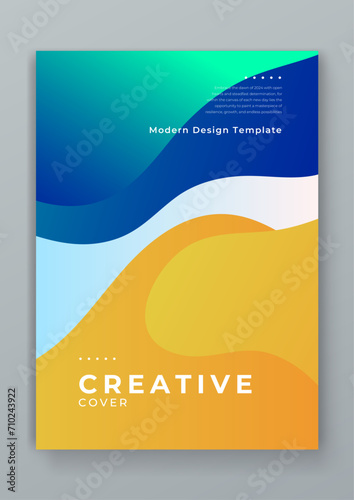 Colorful colourful vector creative design covers with abstract shapes. Minimal brochure layout and modern geometric report business flyers poster template.
