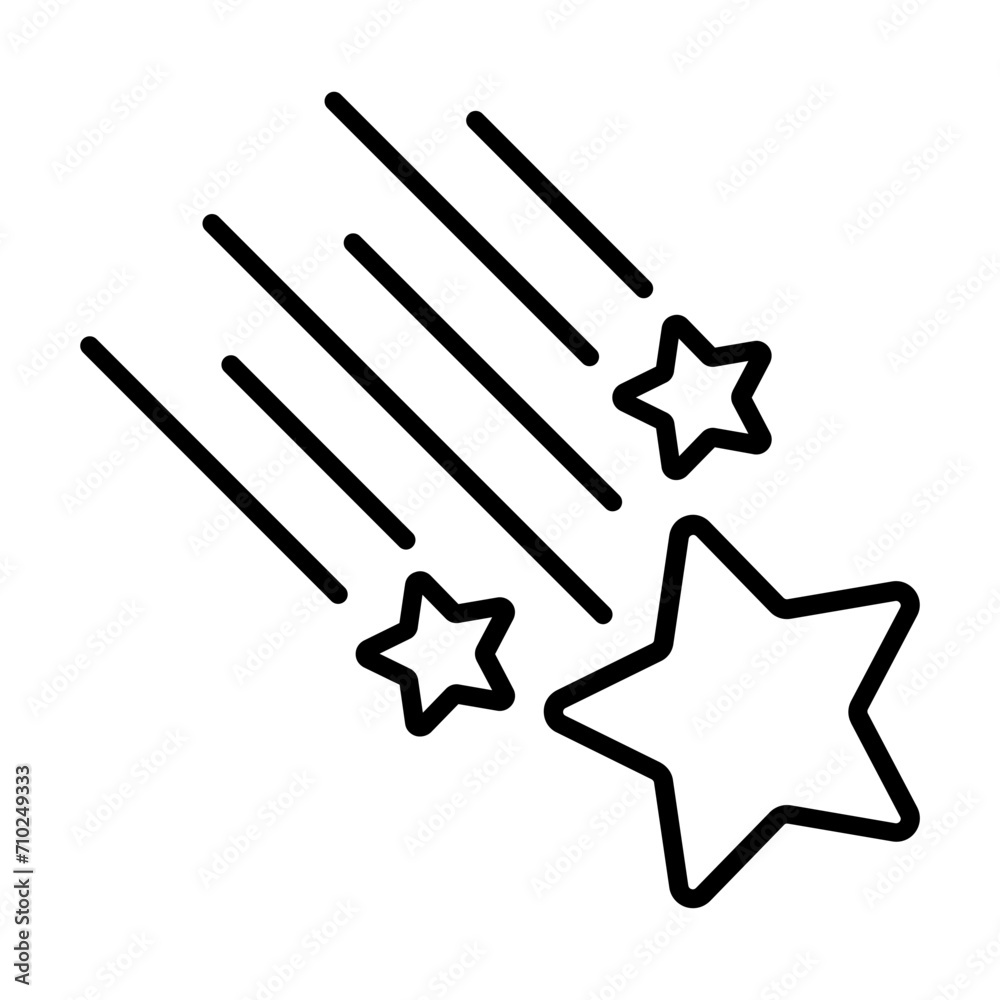 Shooting Stars Icon Shooting Stars Icon