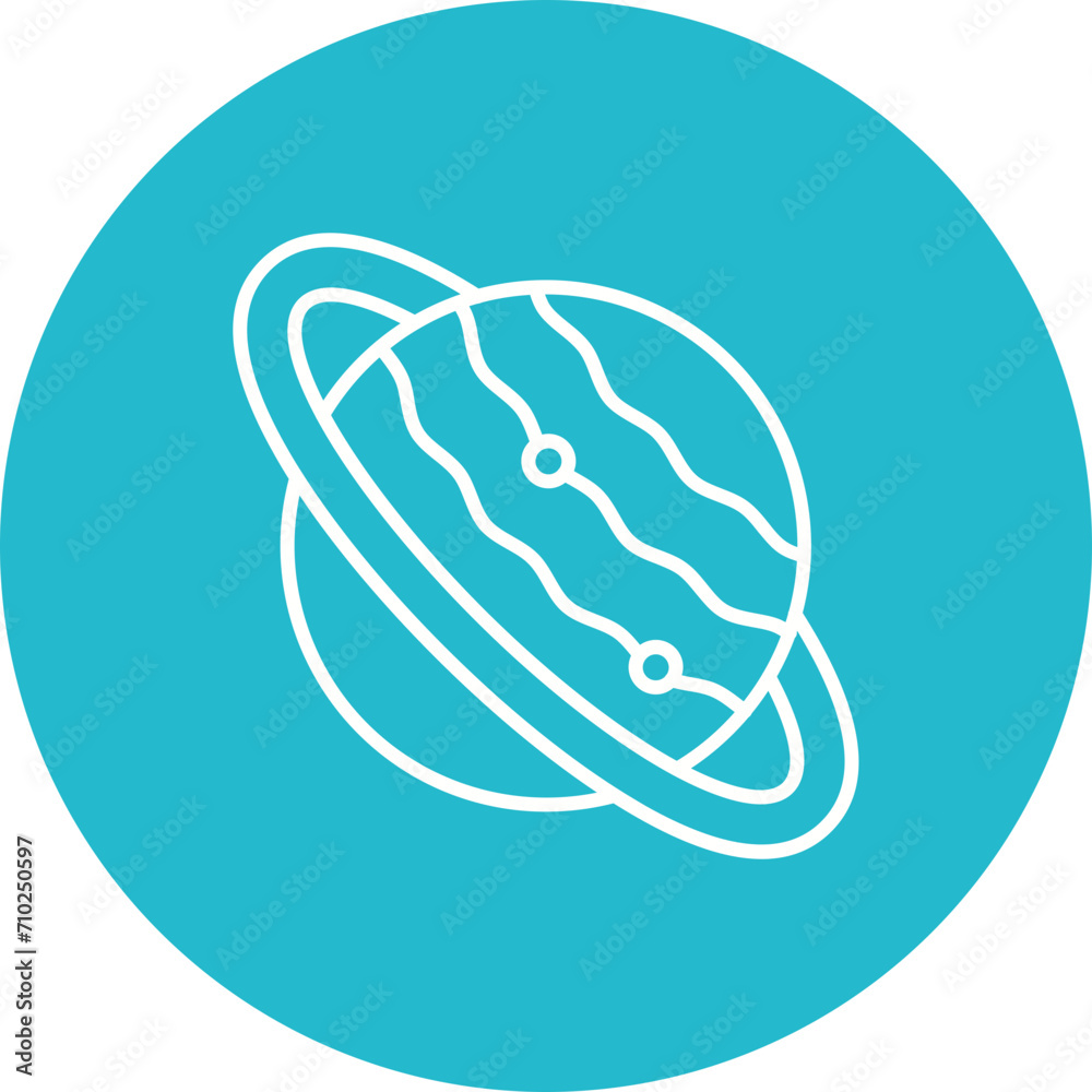 Obraz premium Saturn Icon