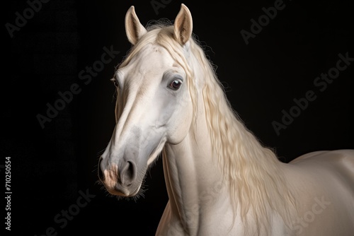 Colombian Creole horse portrayed in a studio