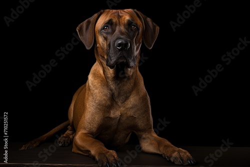 Dog portrait on white background