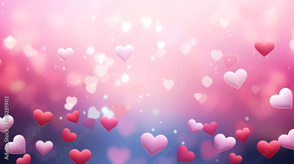Romantic heart-shaped Valentine's Day background, symbolizing Valentine's Day, wedding, love