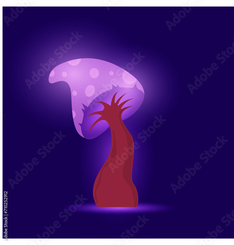 mushroom magic illustration