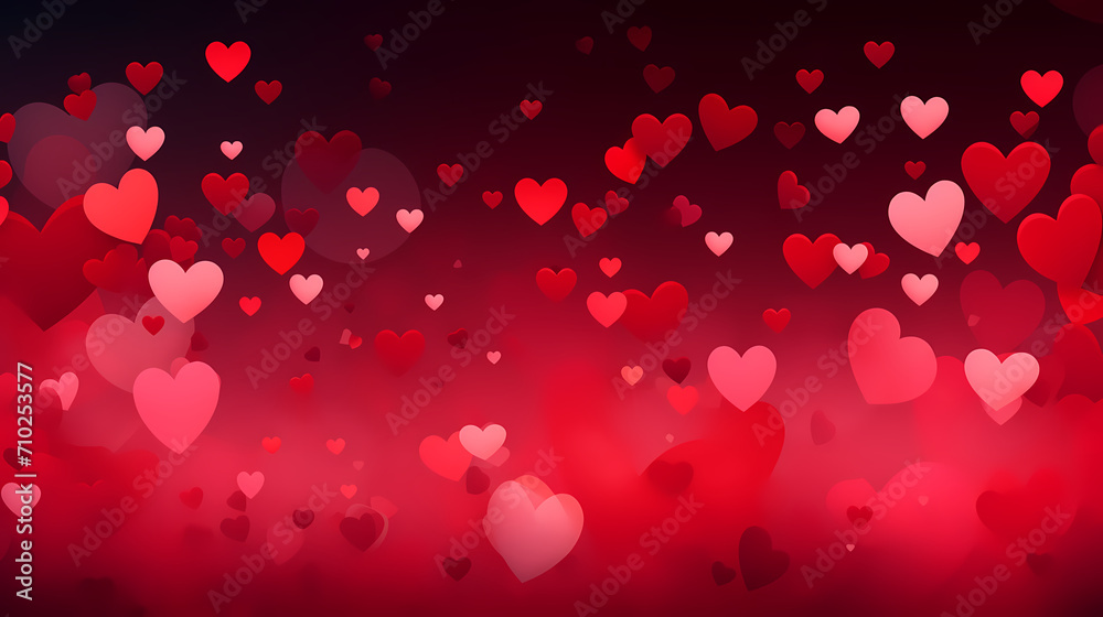 Valentine's Day, love and romance background, background with heart shapes Valentine's Day, love and romance background, background with heart shapes