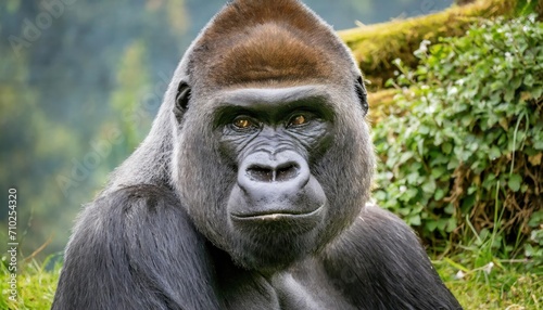 The close up of the Gorilla.