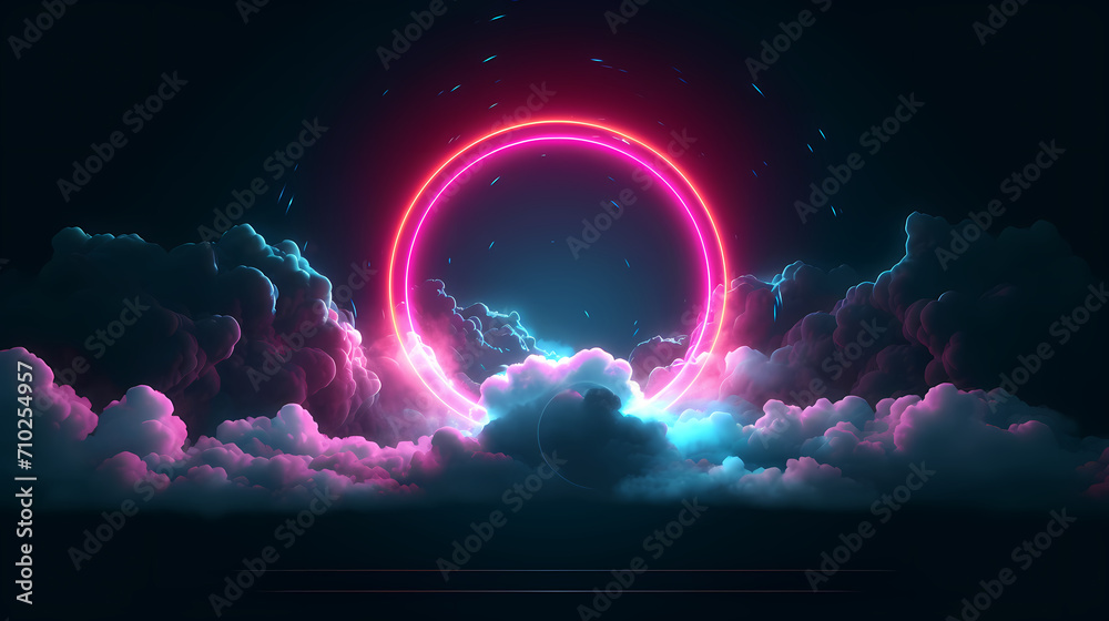 Obraz premium Future technology lines background, abstract future technology background