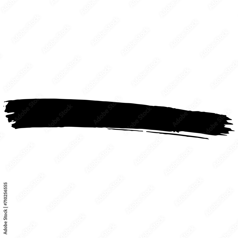 Black vector hand draw painted brush strokes. line brush grunge underline shapes Black vector hand draw painted brush strokes. line brush grunge underline shapes