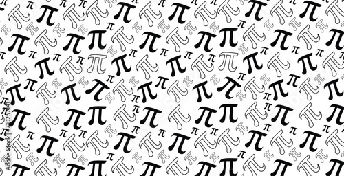 National Pi Day  Background banner border isolated vector illustration design