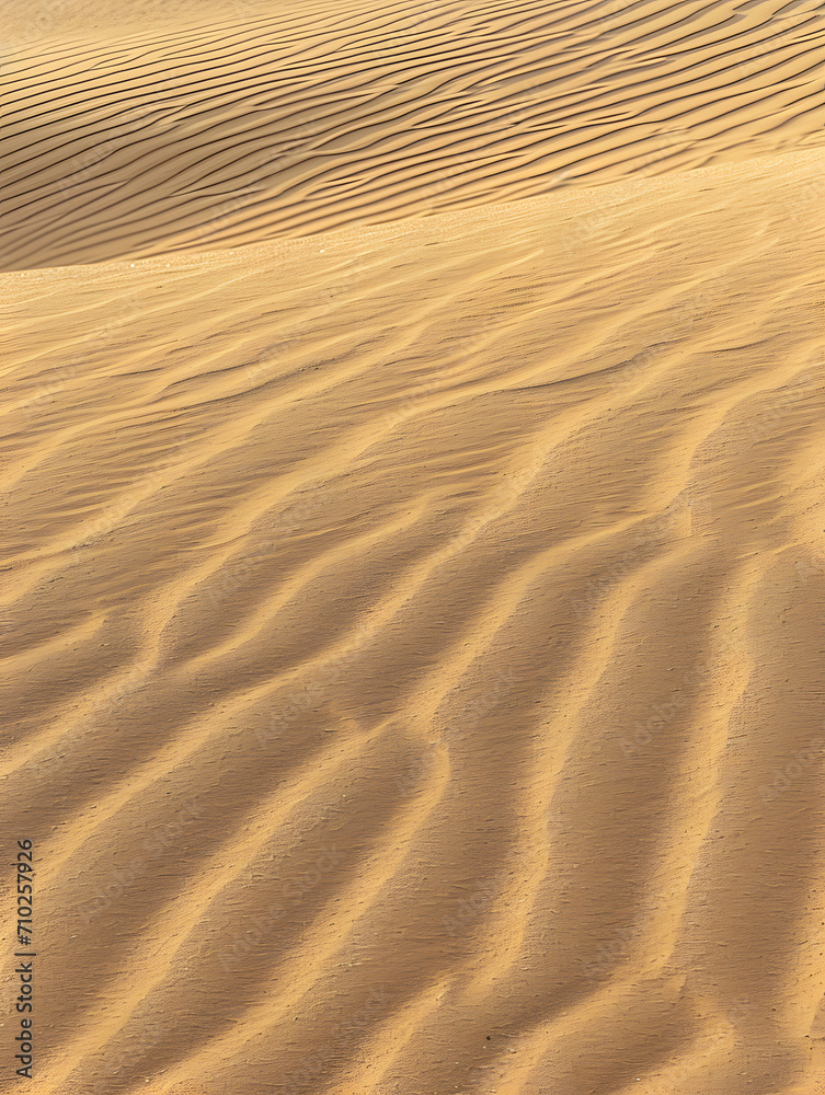 Fototapeta premium Minimalist dune sand,Generative AI 