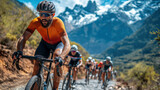 Men's gravel cycling competition