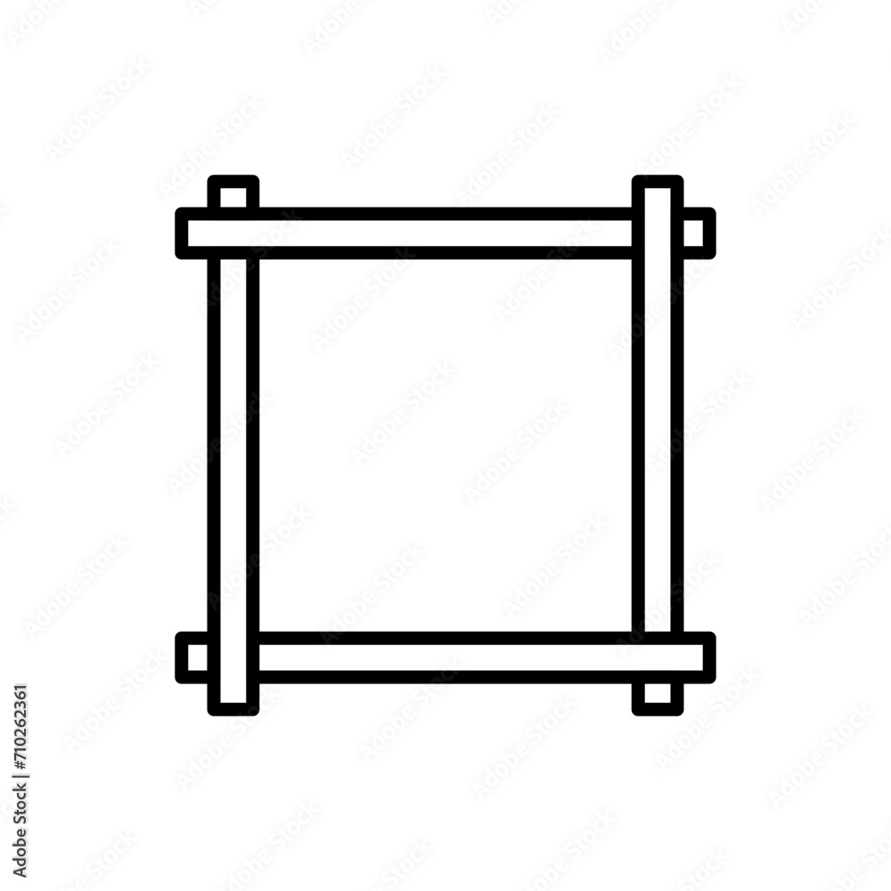 Picture frame outline icons, minimalist vector illustration ,simple transparent graphic element .Isolated on white background Picture frame outline icons, minimalist vector illustration ,simple transparent graphic element .Isolated on white background