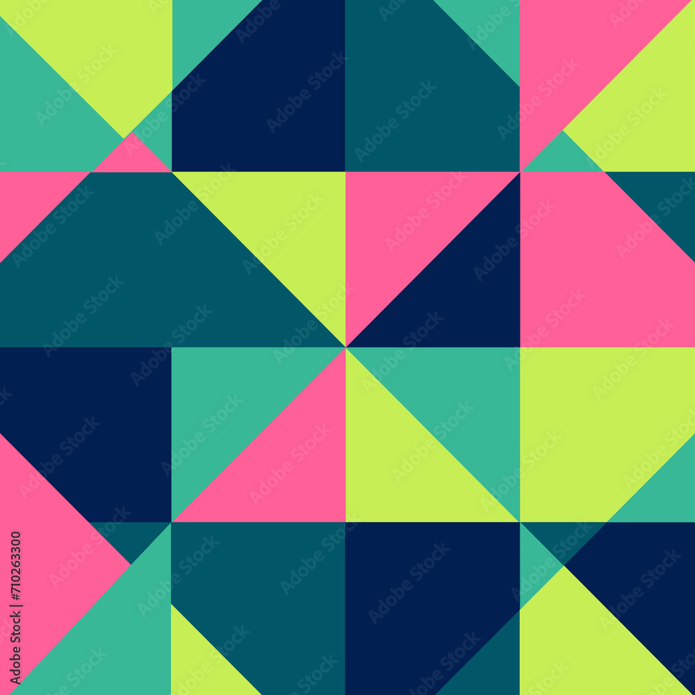 Navy Pink and Green Minimal Beach Bright Navy Pink and Green Minimal Beach Bright