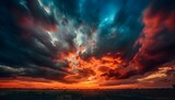 vibrant sky with a variety of clouds