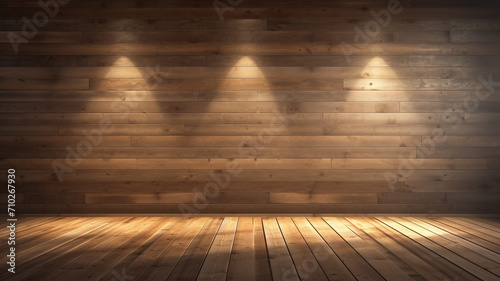 Weathered Plank Wall with gaps that leak out thin radius illustration photo