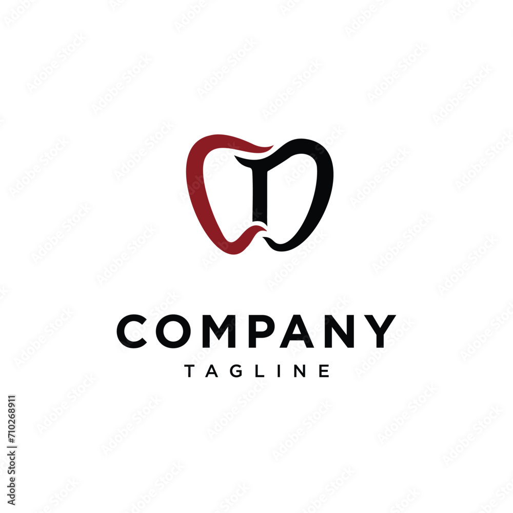 Letter C D dental logo icon vector template.eps Letter C D dental logo icon vector template.eps
