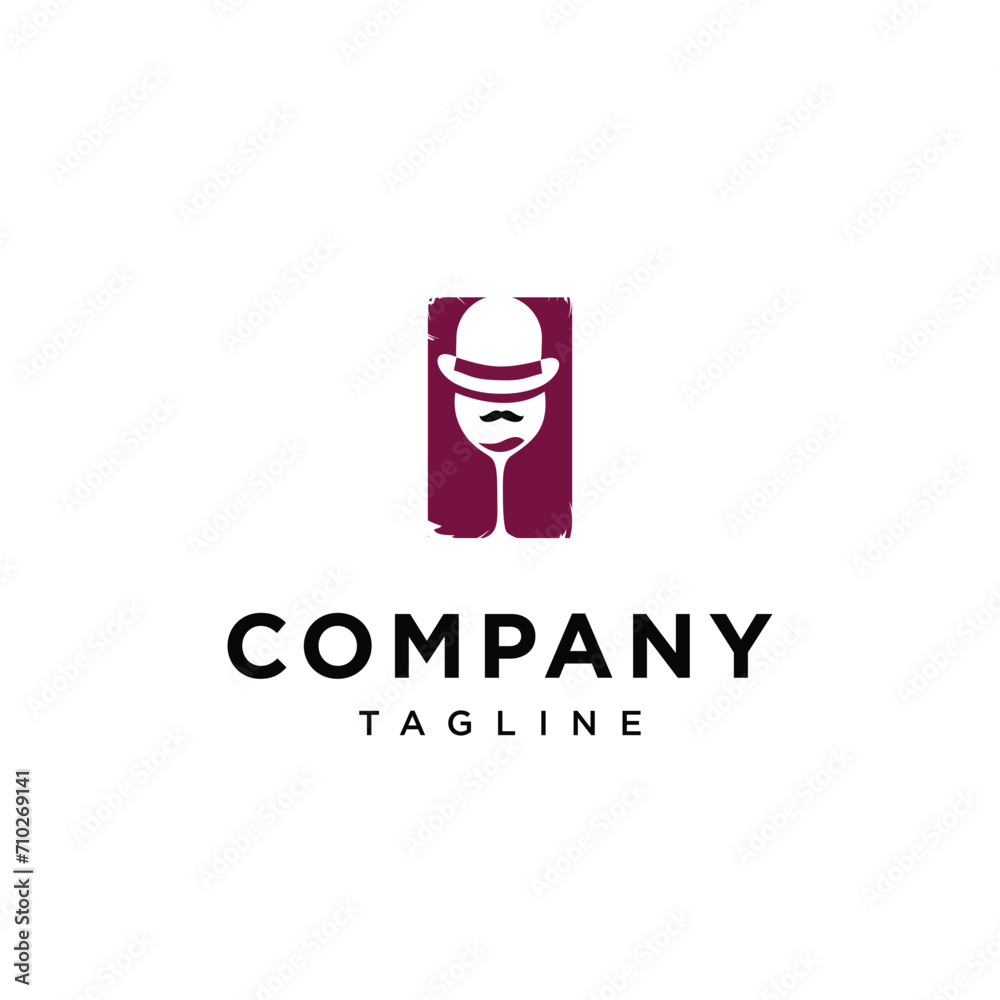 Wine Spy logo icon vector template.eps Wine Spy logo icon vector template.eps