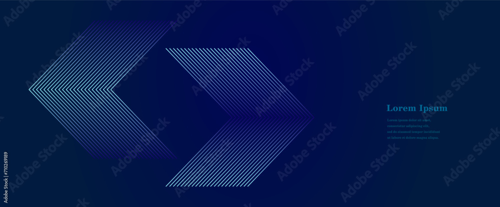 Fototapeta premium 幾何学 抽象 ストライプ ライン 矢印 背景