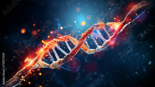 CRISPR-Cas9 Gene Editing A high-resolution image illustration genome photo