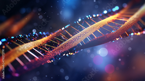 Quantum DNA Sequencing A concept image illustrating science photo