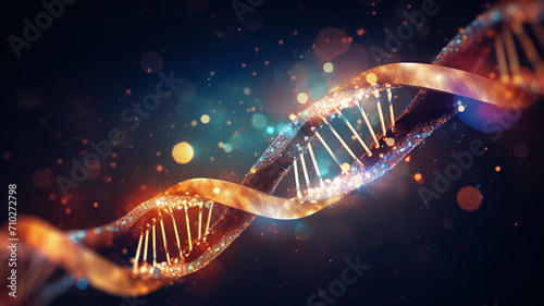 Quantum DNA Sequencing A concept image illustrating evolution © BornHappy