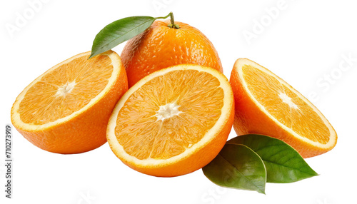 Orange fruit isolated on a white background