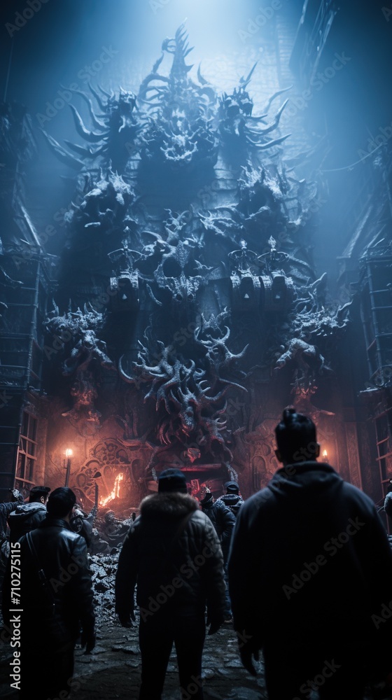 Obraz premium Wallpaper of Creative Manipulation of Beautiful Artwork