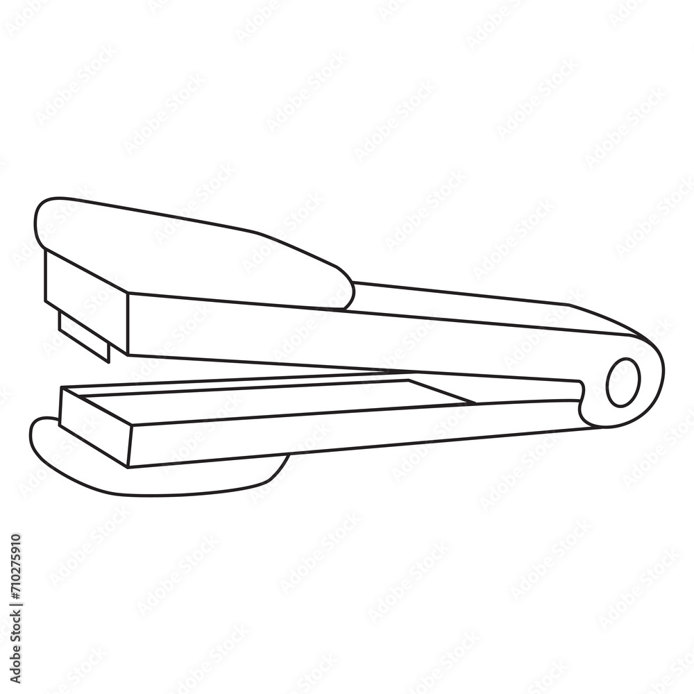 stapler line vector illustration stapler line vector illustration