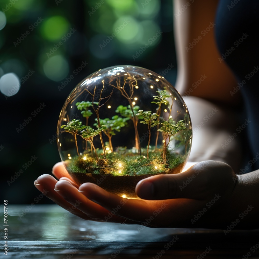 Fotobehang met  Wallpaper of Creative Manipulation of Beautiful Artwork #710277165