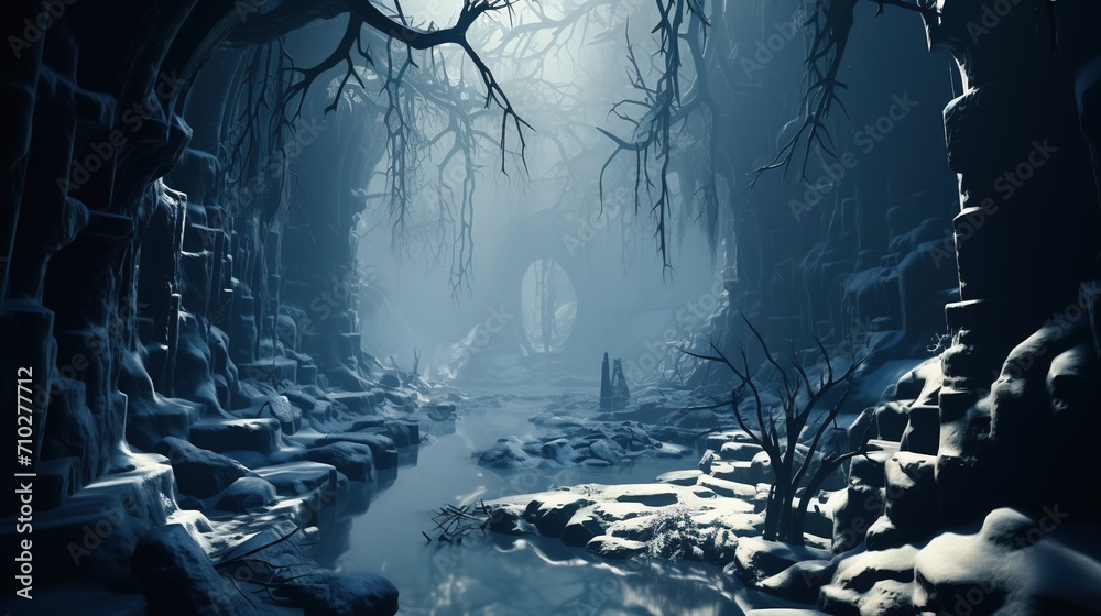 Fototapeta premium Wallpaper of Creative Manipulation of Beautiful Artwork