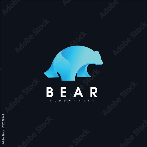 Gradient Bear Logo