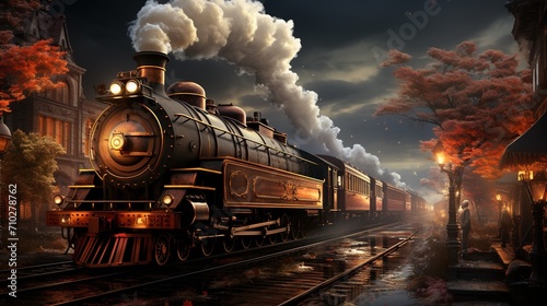 Magical fantasy train to reach destination