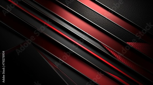 Abstract metallic red black background with contrast stripes