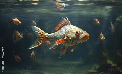 fish in the water