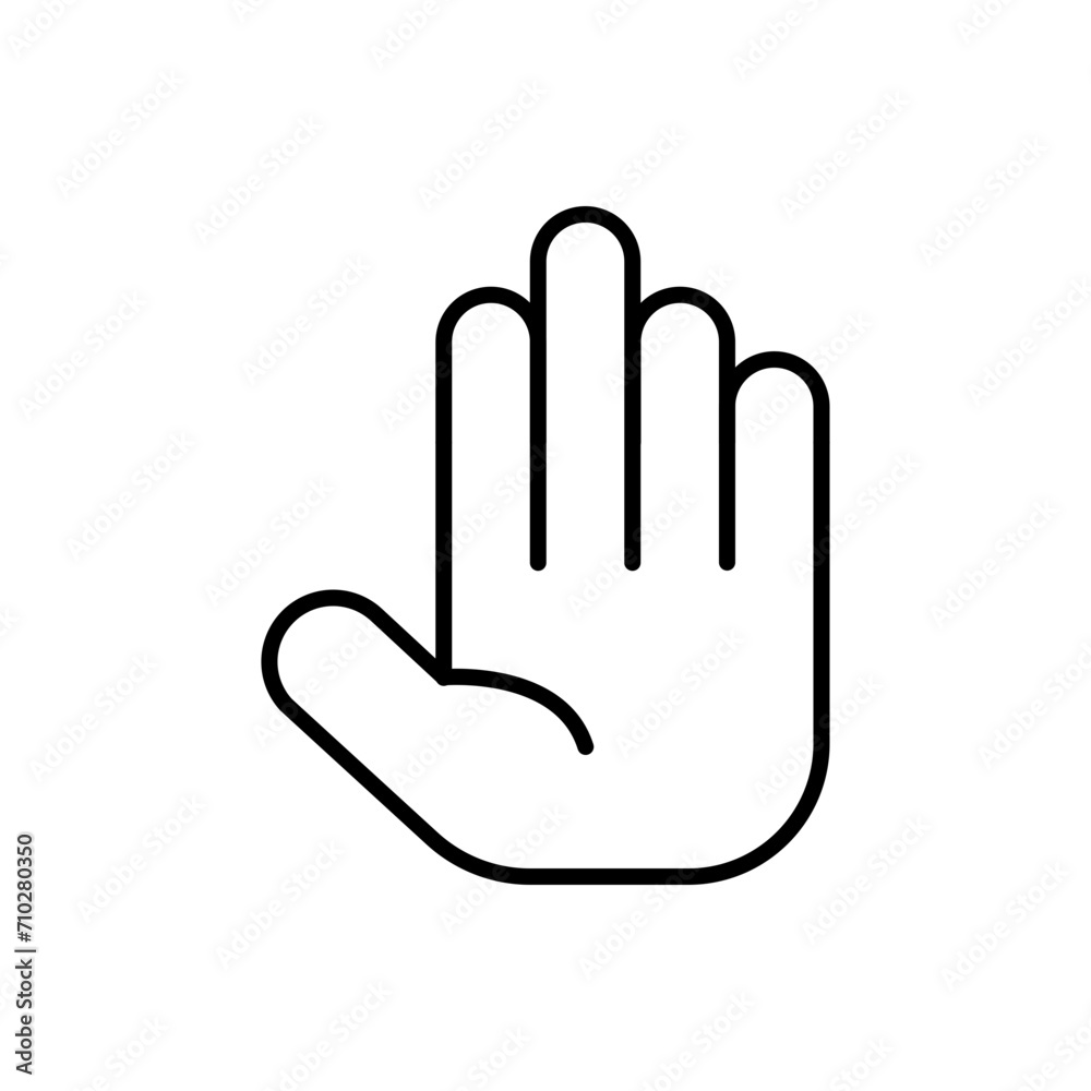 Raise hand outline icons, gesture minimalist vector illustration ,simple transparent graphic element .Isolated on white background Raise hand outline icons, gesture minimalist vector illustration ,simple transparent graphic element .Isolated on white background